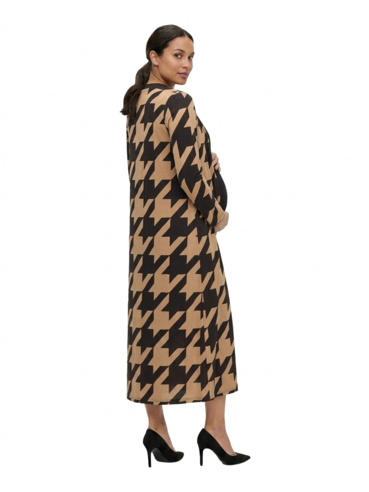 24seven Comfort Essential Maternity Long Sleeve Open Front Jacket