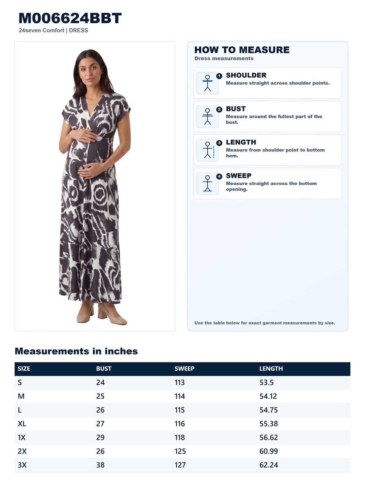 Garment measurements