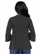 24seven Comfort Essential Maternity Scoop Neckline Bell Sleeve Cardigan Jacket