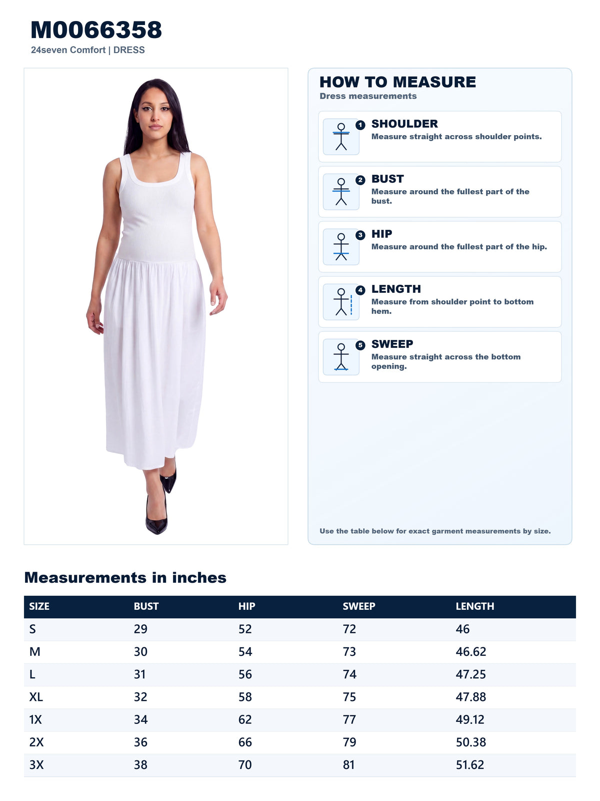 Garment measurements