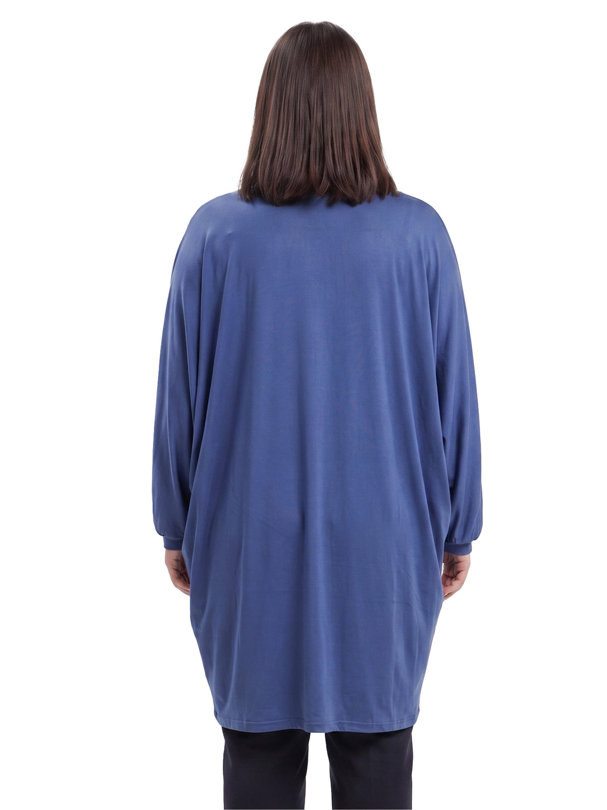 24seven Comfort Basic Curvy Soft Stretch Open Front Cardigan Jacket