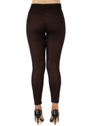 24seven Comfort Basic Maternity Fitted Ankle Length Elastic Waist Comfortable Stretch Leggings