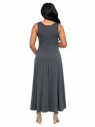 24seven Comfort Essential Maternity Scoop Neck Sleeveless A Line Maxi Dress