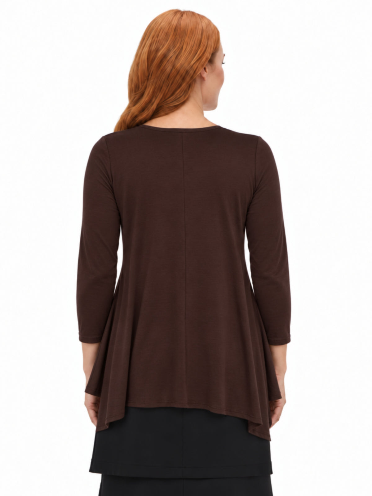 24seven Comfort Basic Maternity Elbow Sleeve Open Front Cascading Shape Jacket