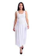 24seven Comfort Essential Maternity Sleeveless Scoop Neck A Line Pocket Maxi Dress