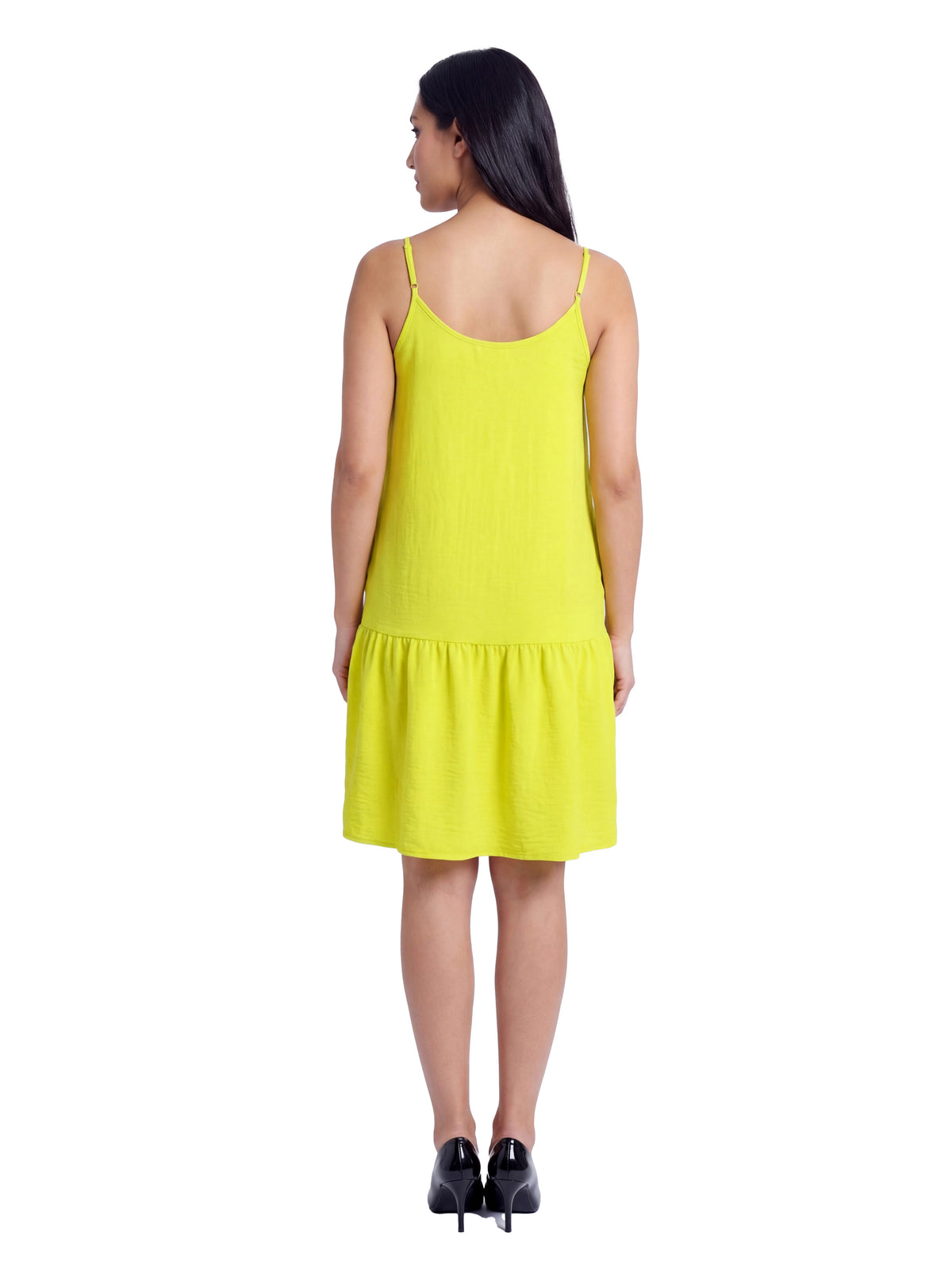 24seven Comfort Essential Maternity Scoop Neck Spaghetti Strap Pocket A Line Mini Dress