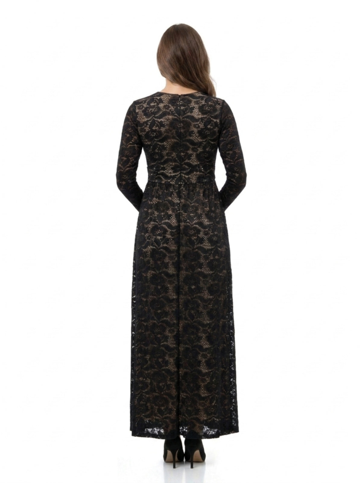 24seven Comfort Elevate Maternity Lace Wrap Maxi Dress