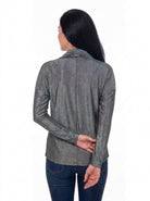 24seven Comfort Elevate Womens Cowl Neck Long Sleeve Top