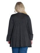 24seven Comfort Essential Curvy Soft Stretch Open Front Cardigan Jacket
