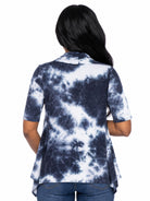 24seven Comfort Essential Maternity Tie Dye Elbow Sleeve Open Front Cardigan