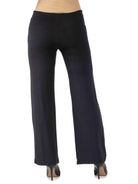 24seven Comfort Basic Maternity Elastic Waist Straight Leg Comfortable Fit Drawstring Lounge Pants